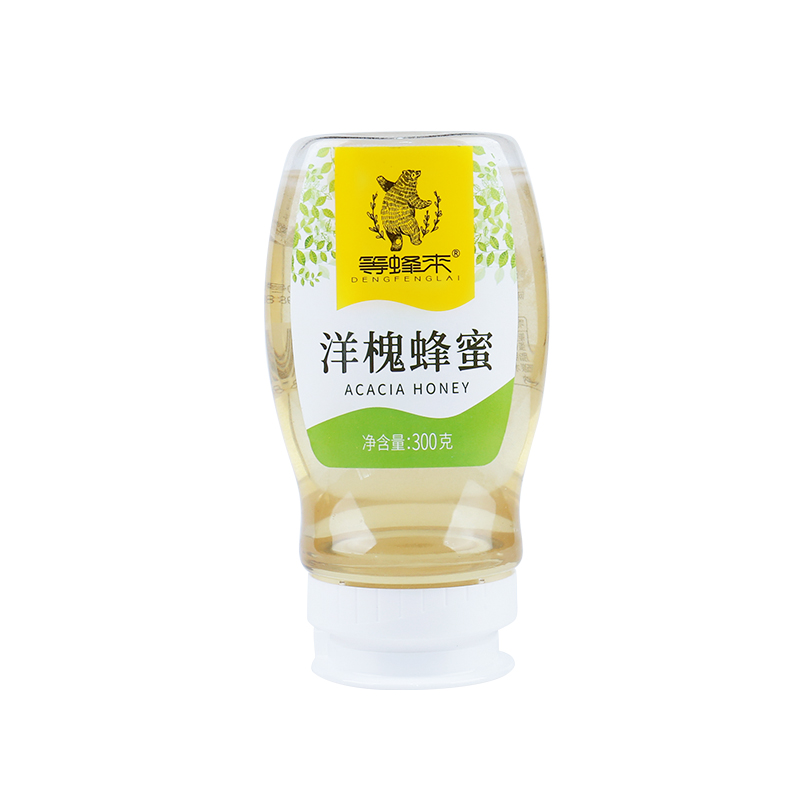 等蜂来  洋槐蜂蜜300g一级水白槐花蜜便携蜂蜜 300g/瓶 效期至2024年12月